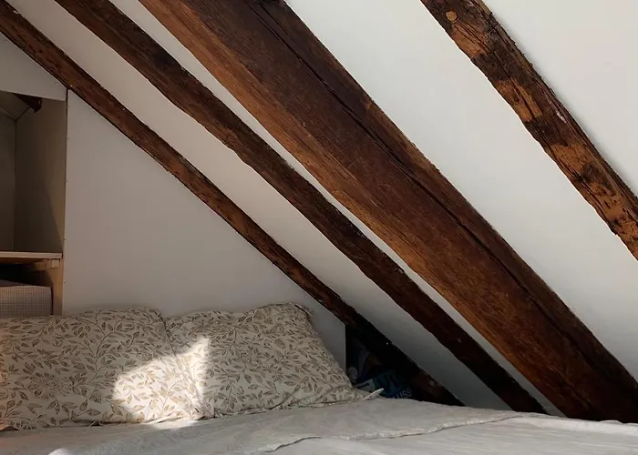 Cozy Mezzanine In The Heart Of Lägenhet